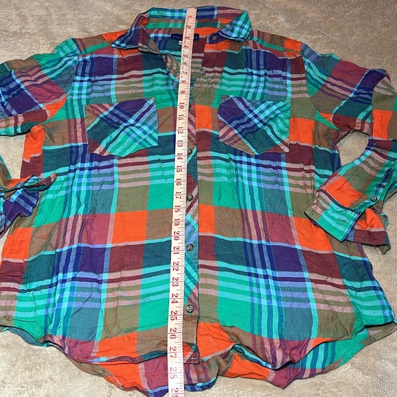 Gently Worn Simply Styled Classic Flannel Shirt L - Picture 3 of 5